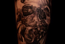 череп тату | skull tattoo